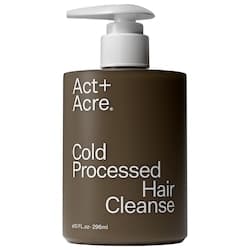 Act+Acre cold processed hair cleanse shampoo