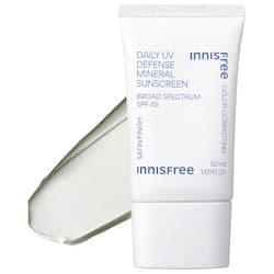 innisfree innisfree daily uv defense mineral sunscreen broad spectrum spf45