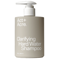 Act+Acre clarifying hard water shampoo