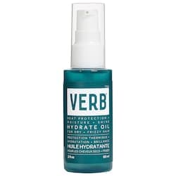 Verb verb hair care hydrate heat protectant oil for dry frizzy hair
