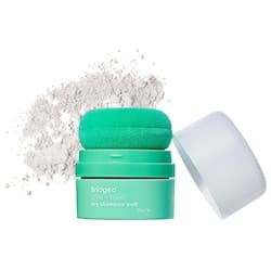 Briogeo style treat dry shampoo powder puff universal non aerosol talc free