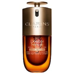Clarins double serum light texture anti aging to firm boost radiance refine pores