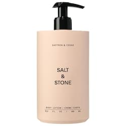 Salt & Stone saffron cedar body lotion with niacinamide