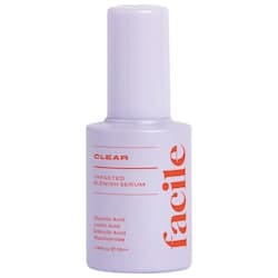 Facile clear exfoliating serum for blemishes with 10 aha bha blend