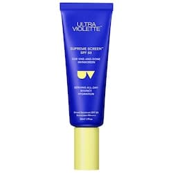 Ultra Violette supreme screen spf50 facial sunscreen moisturizer and primer