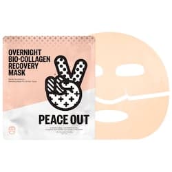 Peace Out overnight barrier hydrating bio collagen recovery mask