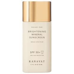 RANAVAT radiant rani daily brightening mineral sunscreen spf50 with saffron
