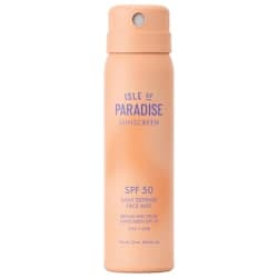 Isle of Paradise daily defense face mist spf50 sunscreen