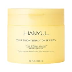 Hanyul yuja brightening toner pads with vitamin c niacinamide