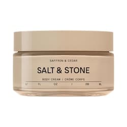 Salt & Stone saffron cedar body cream