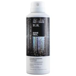 IGK done deal strong hold hair spray