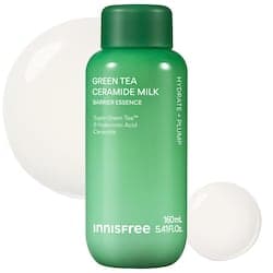 innisfree innisfree green tea ceramide milk toner for hydration and barrier repair