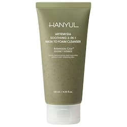 Hanyul hanyul artemisia soothing 2 in 1 mask to foam cleanser with niacinamide bha