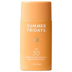 Summer Fridays shadedrops broad spectrum spf50 daily mineral milk sunscreen