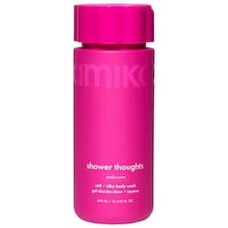 amika shower thoughts soft silky body wash with aha glycerin