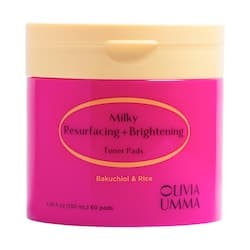 OLIVIAUMMA olivia umma milky resurfacing brightening toner pads