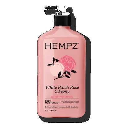 Hempz White Peach Rosé & Peony Body Moisturizer - 17.0 oz