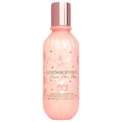 LoveShackFancy peach pom pom hair body mist