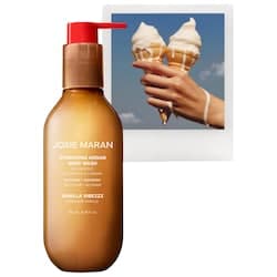 JOSIE MARAN vanilla vibezzz hydrating cleansing argan refillable body wash